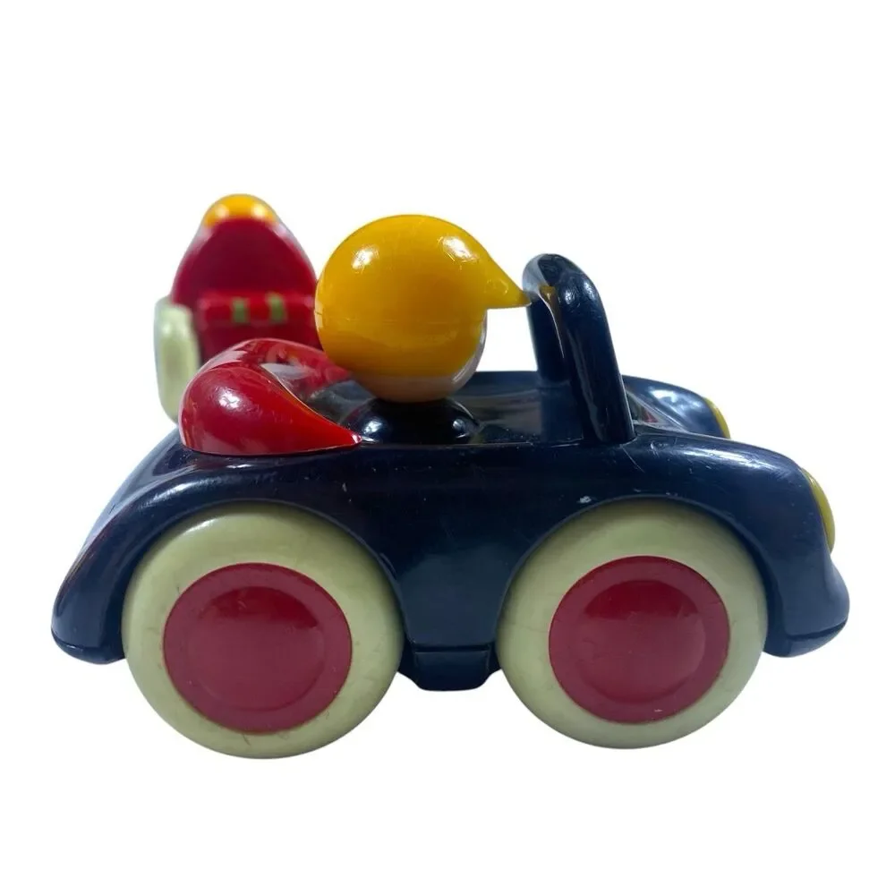 4 Vintage 80's Tolo Toys Sports Racing Cars Primary Colors Colorful Lightweight